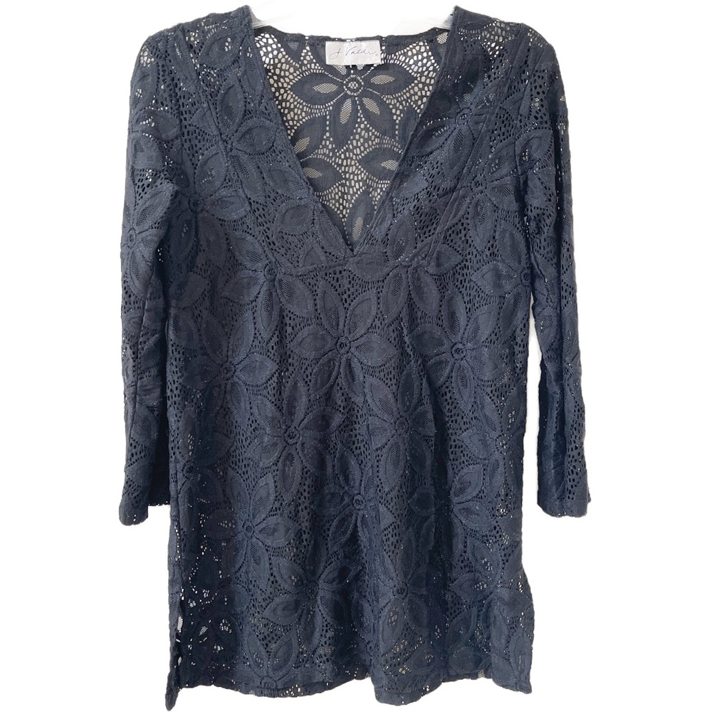 J. Valdi Bathing Suit Beach Cover Up Lace Tunic